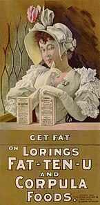 1895 advertisement for a weight gain product, by The Gribler Bank Note Co. (restored by Durova)