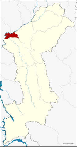 Amphoe location in Lamphun province