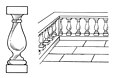 Baluster und Balustrade