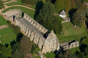 An aerial view of the Dorter