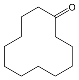 Formula di struttura del ciclododecanone