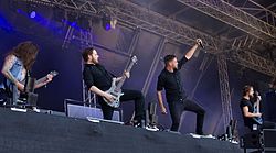 Deadlock performing live at Rockharz Open Air in 2016