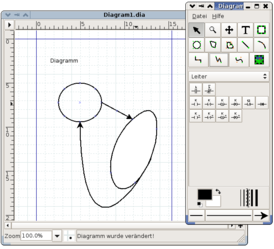 Скриншот программы Dia