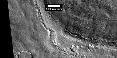 Dipping layers, as seen by HiRISE under HiWish program