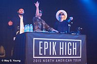 Epik High performing in 2015