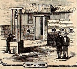 "Fort Wicked" by James F. Gookins (Harper's Weekly, October 13, 1866)