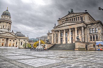 Konserthuset på Gendarmenmarkt.