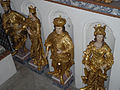 Sigismund and Eleanor Statues in Stams, Tyrol, Austria.