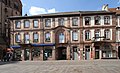 Hôtel du bailli Hoffmann façades, toitures des quatre ailes sauf adjonctions récentes, escalier à balustres