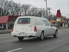 American-style Cadillac hearse