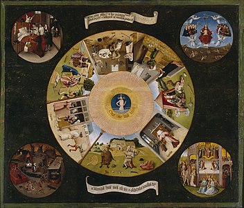 The Seven Deadly Sins and the Four Last Things, by Hieronymus Bosch