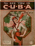 Sheet music cover, 1920.