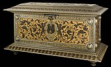 Fonthill Casket, from the Khalili Collection of Spanish metalwork