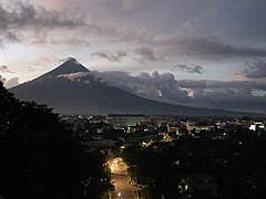 Legazpi City, Mount Mayon skyline Buraguis sunset