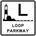 Loop Parkway marker