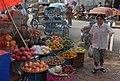 Marché matinal : denrées alimentaires