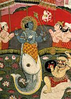 Avatar of Vishnu as a Matsya