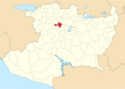 Municipality of Cherán within Michoacán