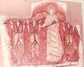 رسم جداري من كنيسة نوبية، معروض في متحف الخرطوم. وتمثل قصة من سفر دانيال 3 حيث تبين الفتية الثلاث يُرمى بهم في المحرقة.