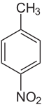 Structure du p-nitrotoluène