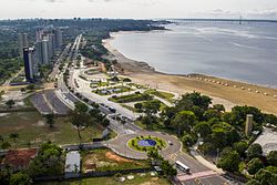 Vista panorâmica da orla do bairro.