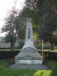 The monument to the dead of Quiéry-la-motte