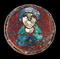 Maschen disc brooch