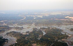 Rice paddies on Shimōsa Plateau, Shibayama, Chiba Prefecture