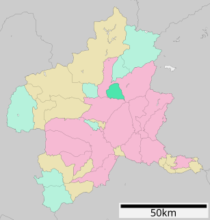 昭和村 (群馬県)位置図