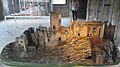 Appearance of the ruin of the castle before reconstruction - model