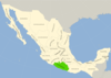 Symphyotrichum hintonii distribution map: Mexico — Guerrero.