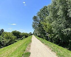 Floodbank by Vistula