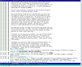 Скриншот программы WeeChat