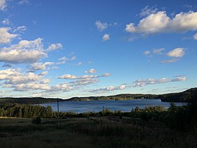 Вид с северо-западного берега