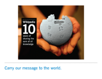 Photo: Wikipedia's 10th Birthday Anniversary