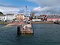 The Portaferry Ferry Terminal seen from the ferry