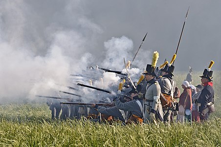 Battle of Waterloo reenactment, by Myrabella