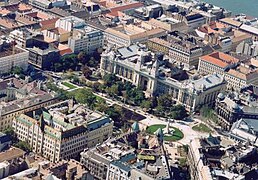 The former Budapest Stock Exchange looking southeast