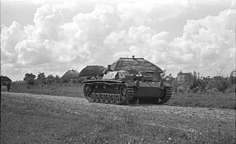 StuG III Ausf.B in the Soviet Union, 1941.