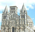 Façade de la Cathédrale Saint-Pierre d'Angoulême, en Charente.