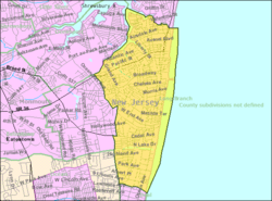 Census Bureau map of Long Branch, New Jersey Interactive map of Long Branch, New Jersey