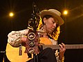 Chloe Smith plays guitar during the Resilient Tour in Atlanta in 2018.