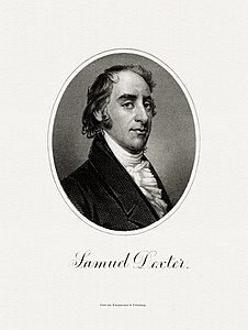 Samuel Dexter at United States Secretary of the Treasury, by the Bureau of Engraving and Printing (restored by Godot13)
