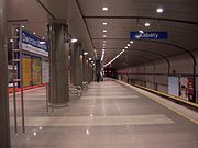The Gdański Station in the Warsaw Metro