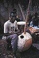 Image 9Master Kora maker Alieu Suso in the Gambia (from Origins of the blues)