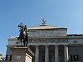 The monument of the Garibaldi