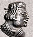 Early Kushan ruler Heraios (1–30 CE), from his coinage.