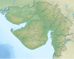 Location of Hamirsar lake within Gujarat