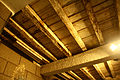 Wooden beams on the convent