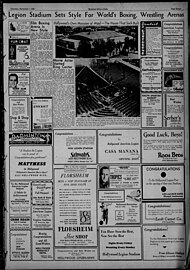 "Legion Sets Style" Hollywood Evening Citizen News, September 1, 1938